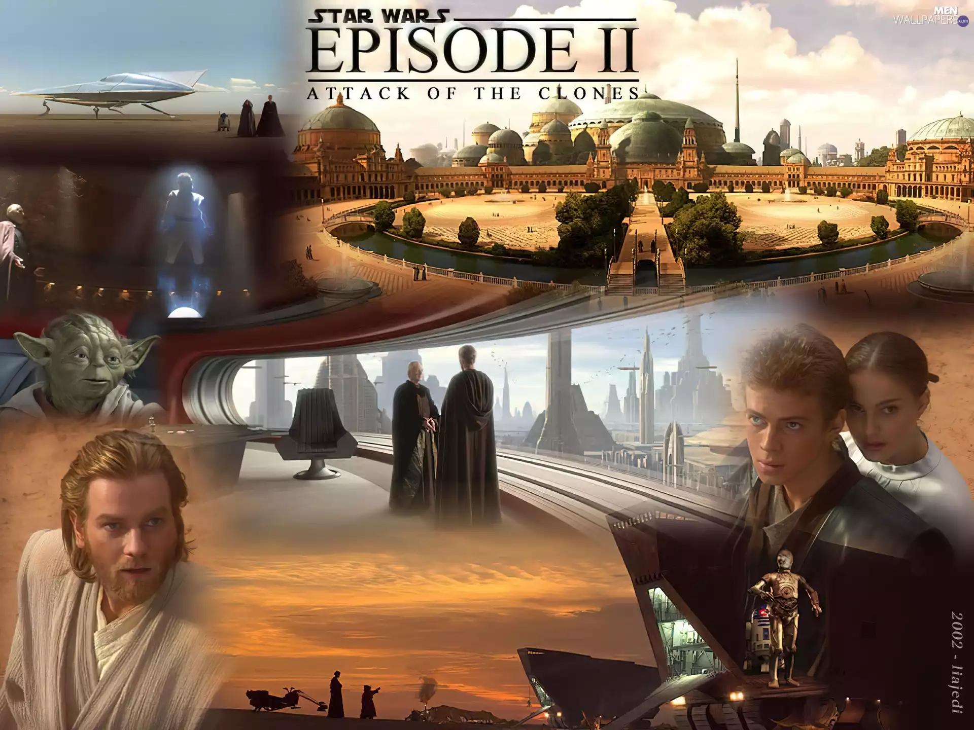 Hayden Christensen, Star Wars, Moat, palace, copula, Natalie Portman