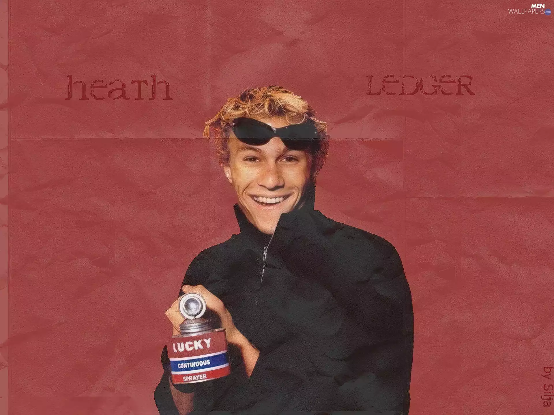 Glasses, Heath Ledger, Black Suit