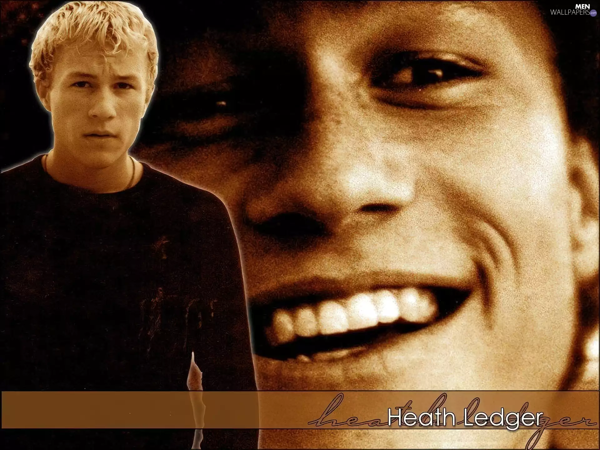 Smile, Heath Ledger, White teeth