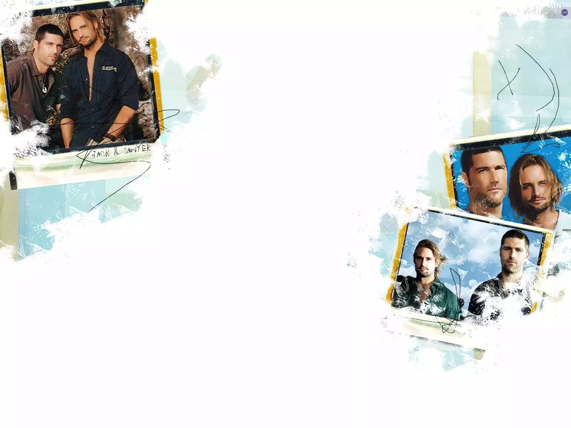 Matthew Fox, Josh Holloway, confused, lost, series