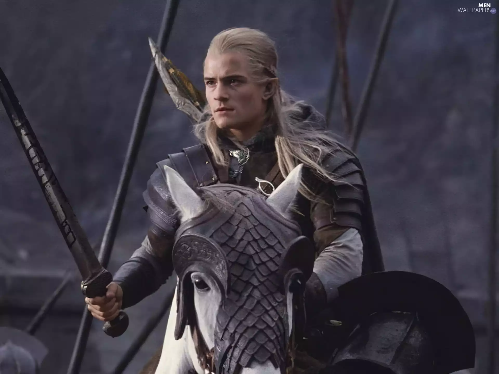 Orlando Bloom, White horse