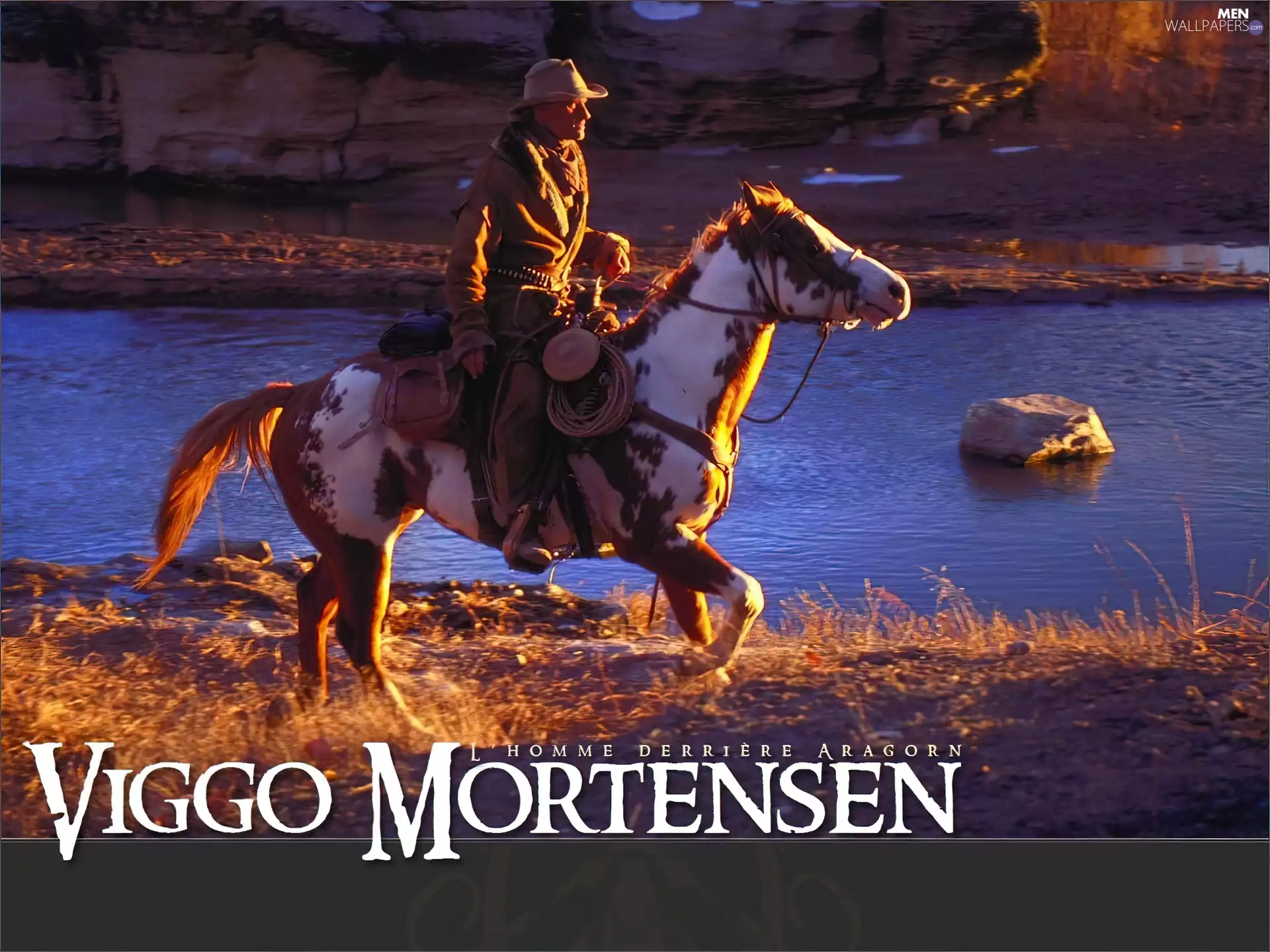 water, Viggo Mortensen, Horse