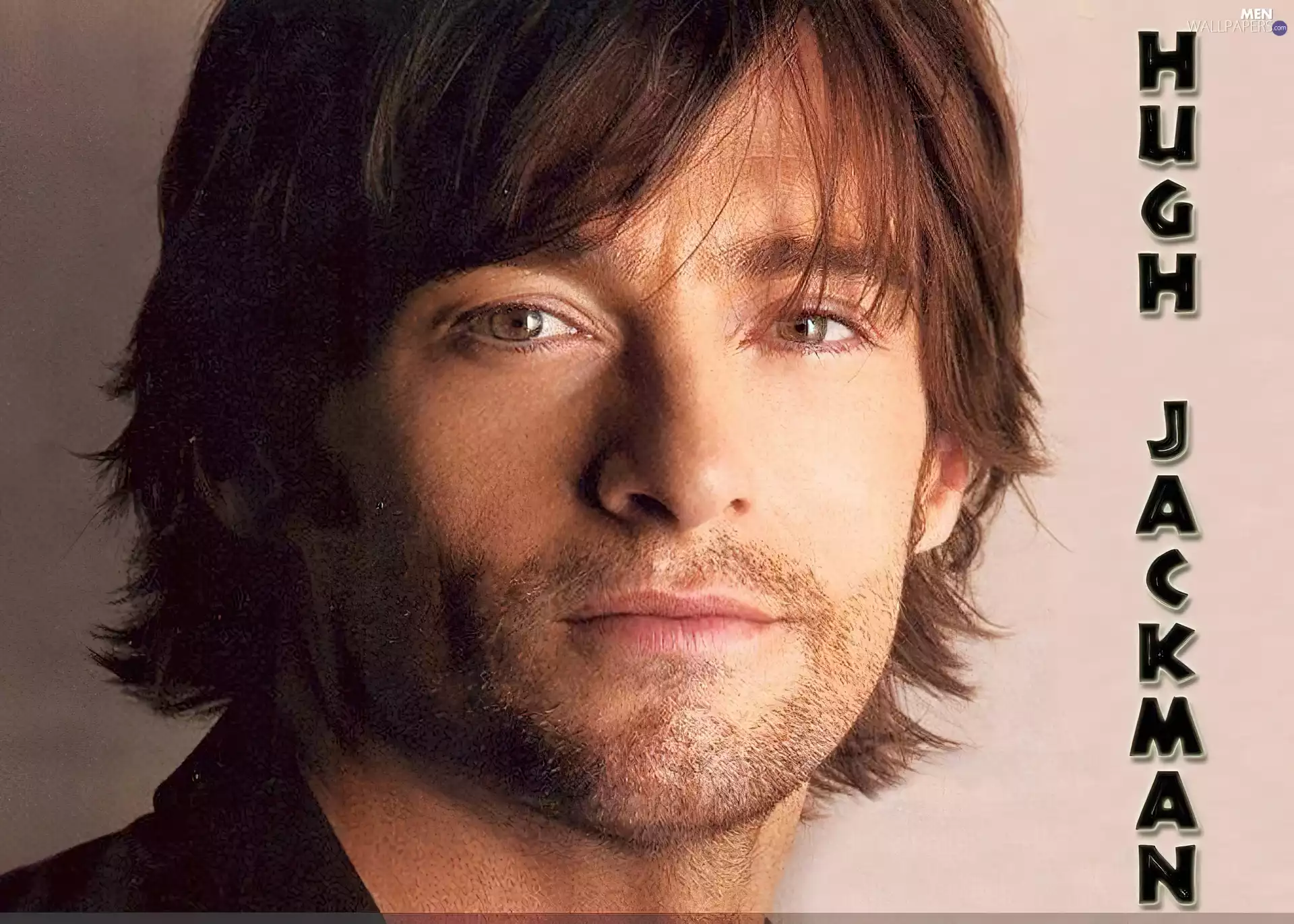 beard, Hugh Jackman, long hair