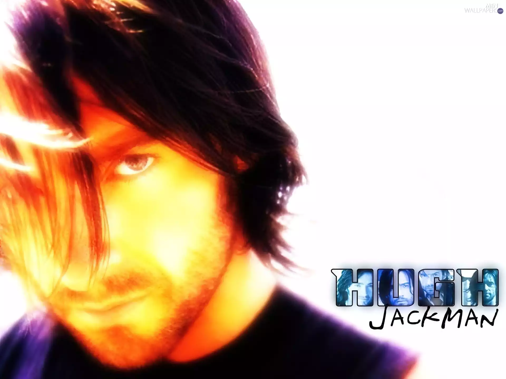 beard, Hugh Jackman, long hair