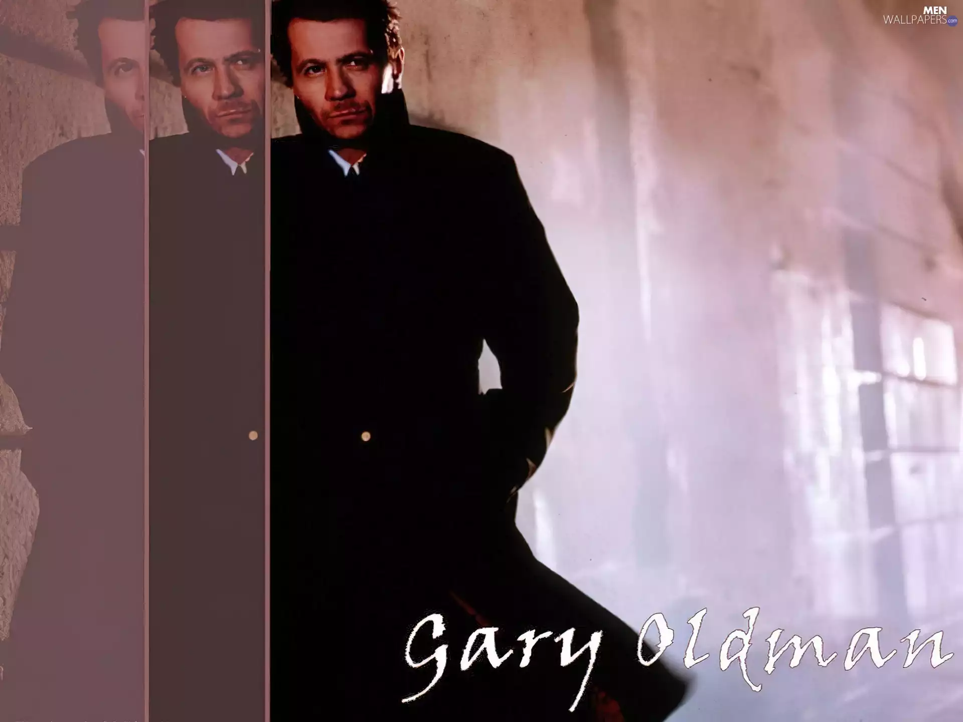 Gary Oldman, black jacket