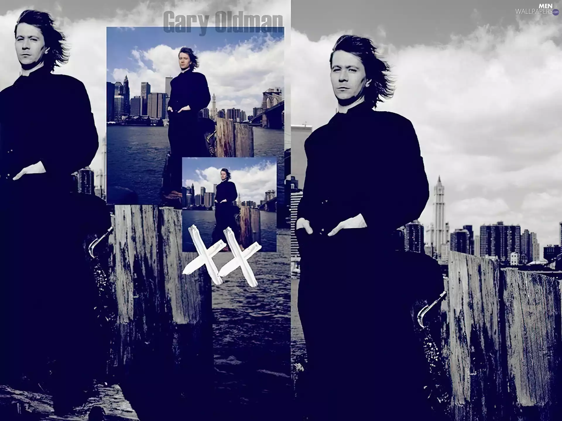 Gary Oldman, black jacket