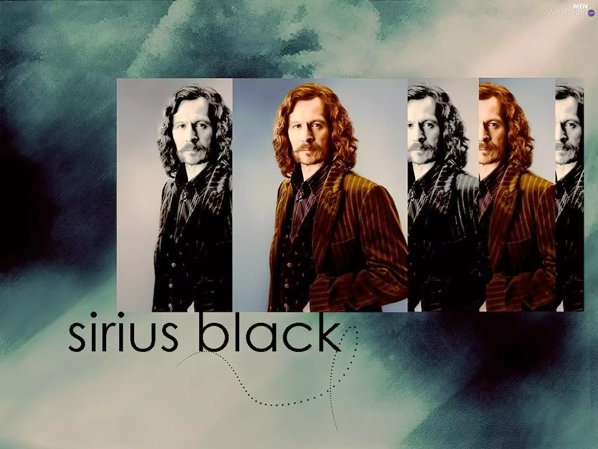 Gary Oldman, striped jacket