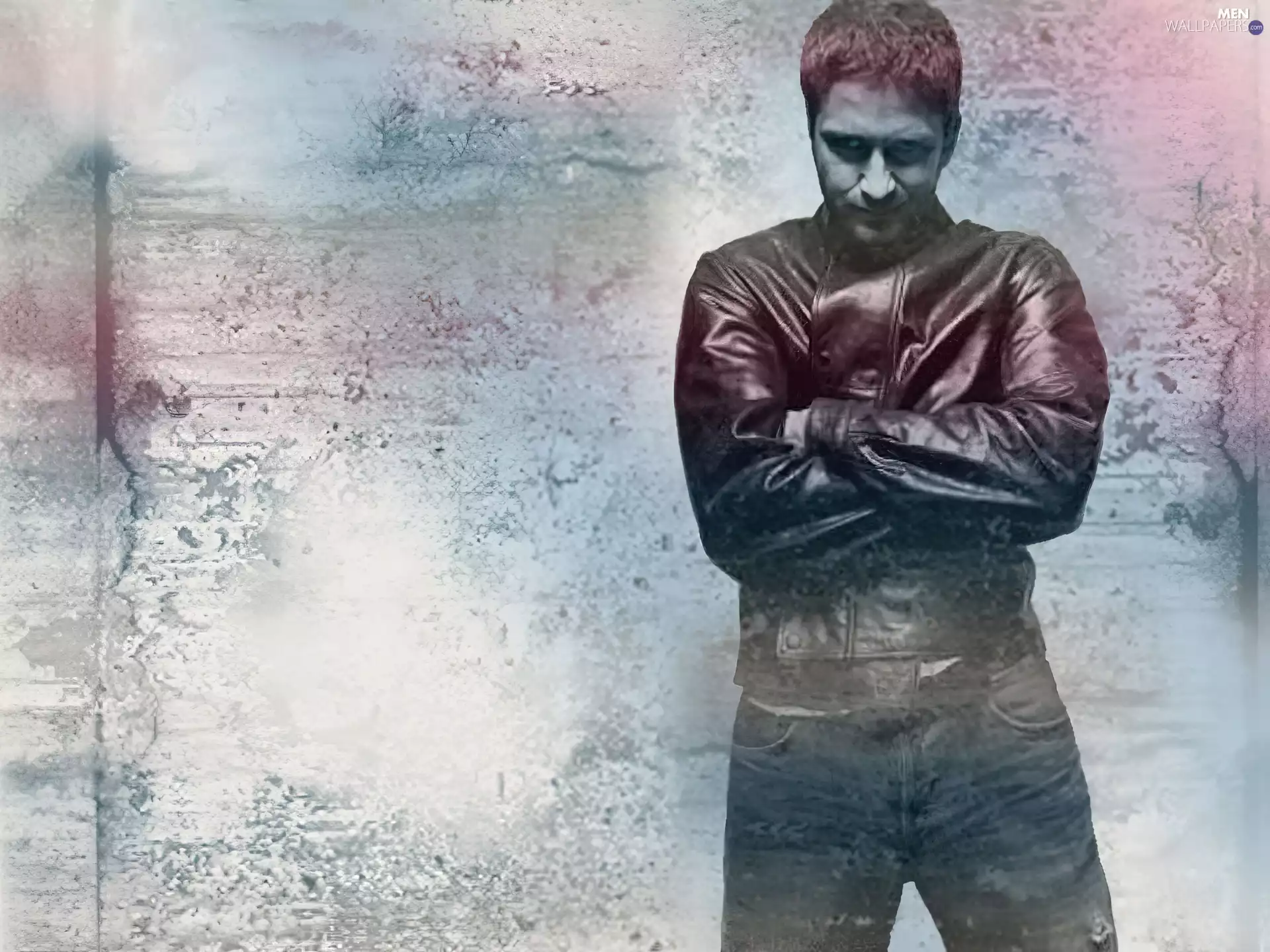 Gerard Butler, Leather jacket