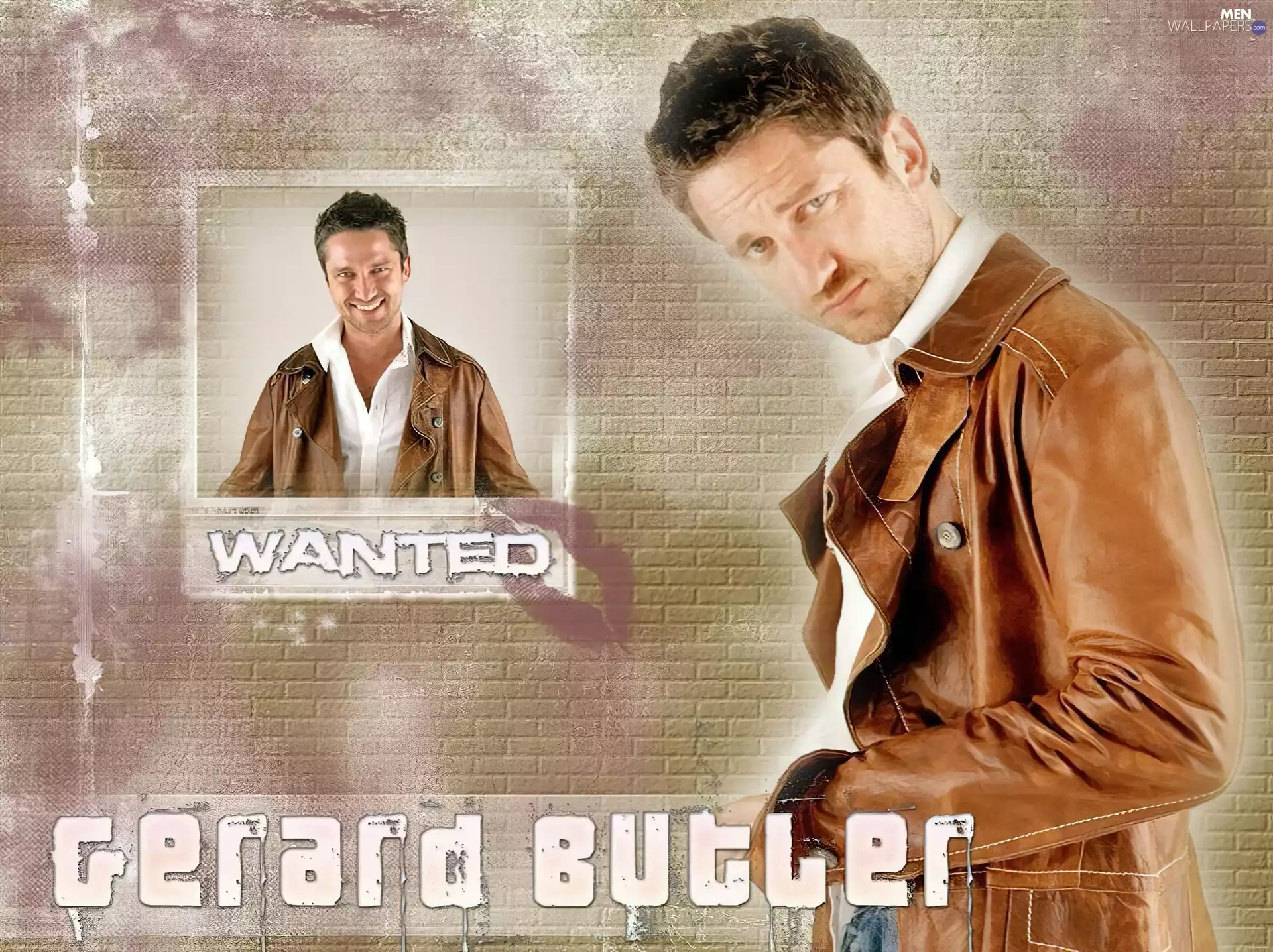 brown jacket, Gerard Butler, Wanted