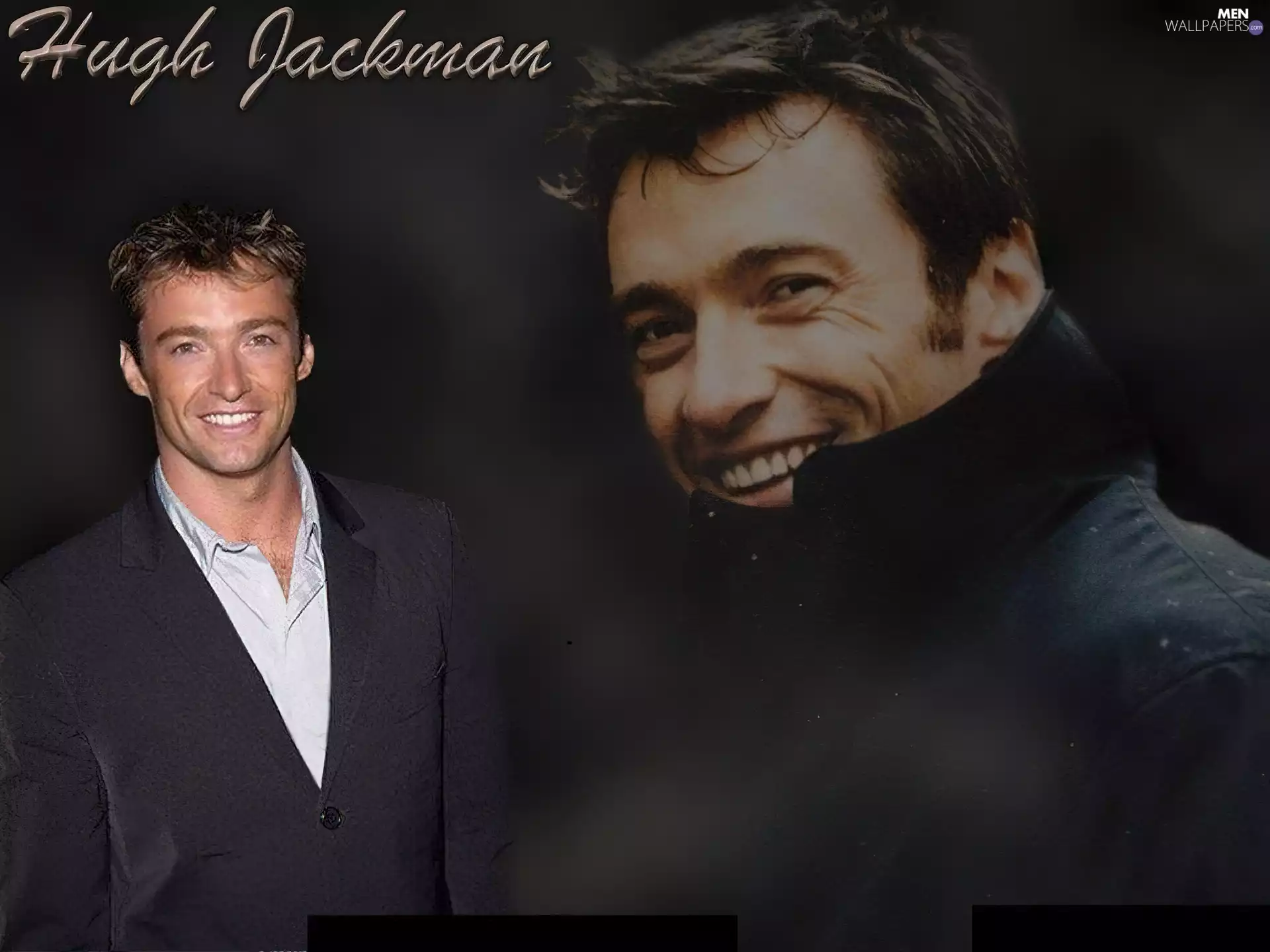 Hugh Jackman, black jacket
