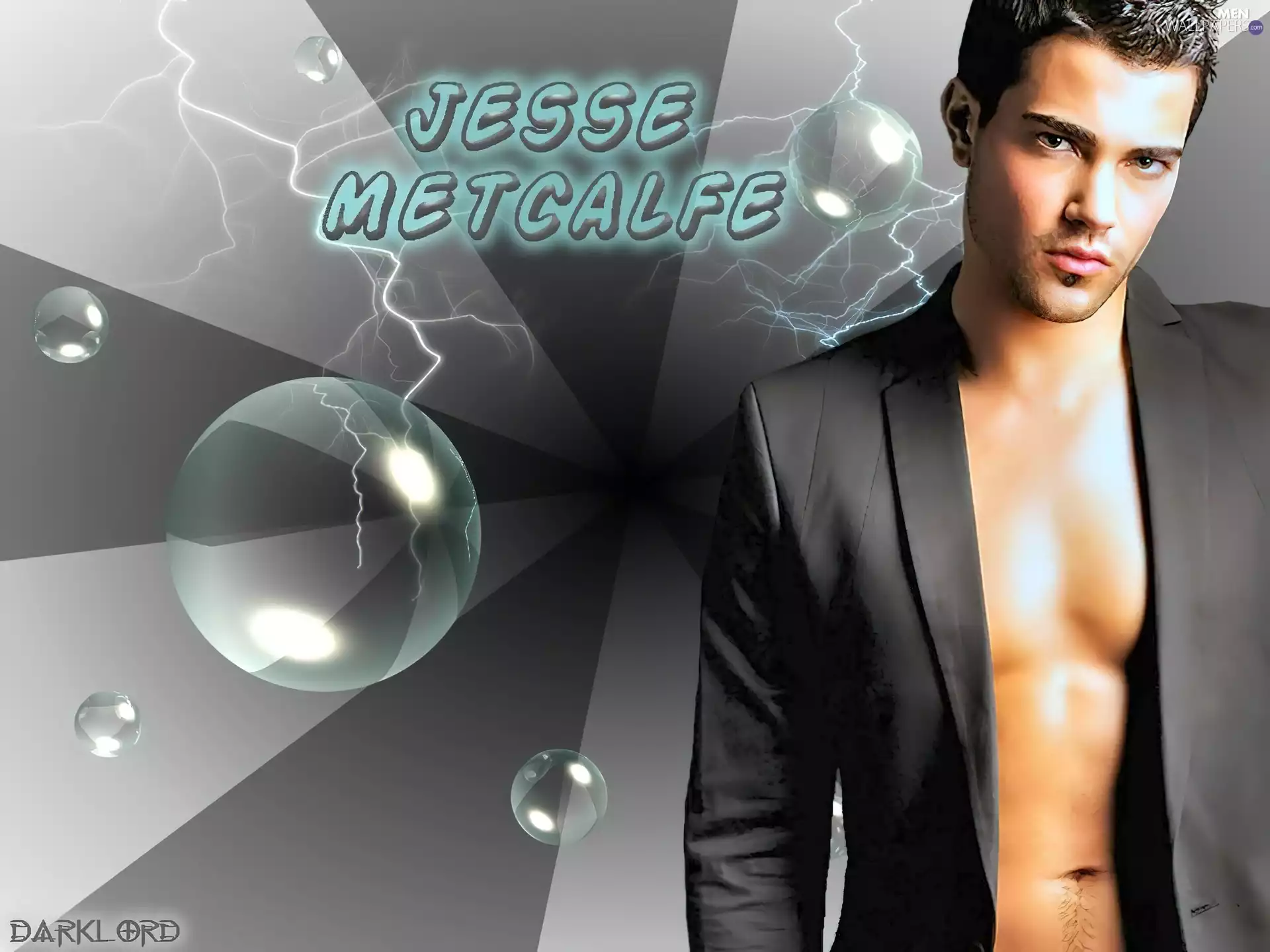 Jesse Metcalfe, black jacket