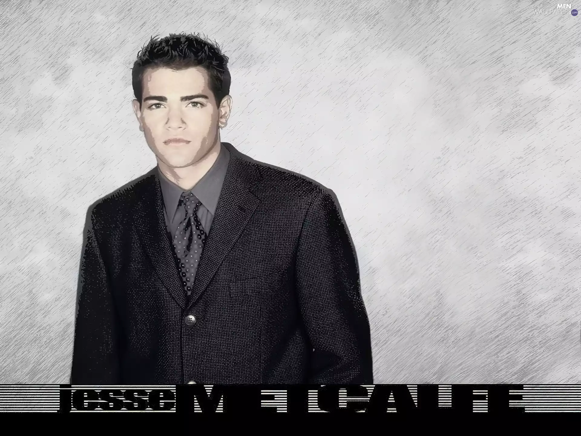 Jesse Metcalfe, black jacket