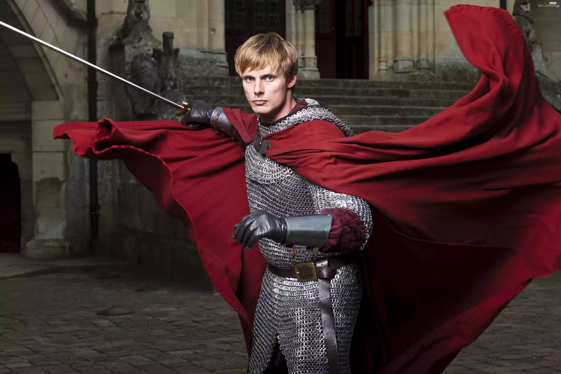 a man, Bradley James, The Adventures of Merlin, The Adventures of Merlin, series