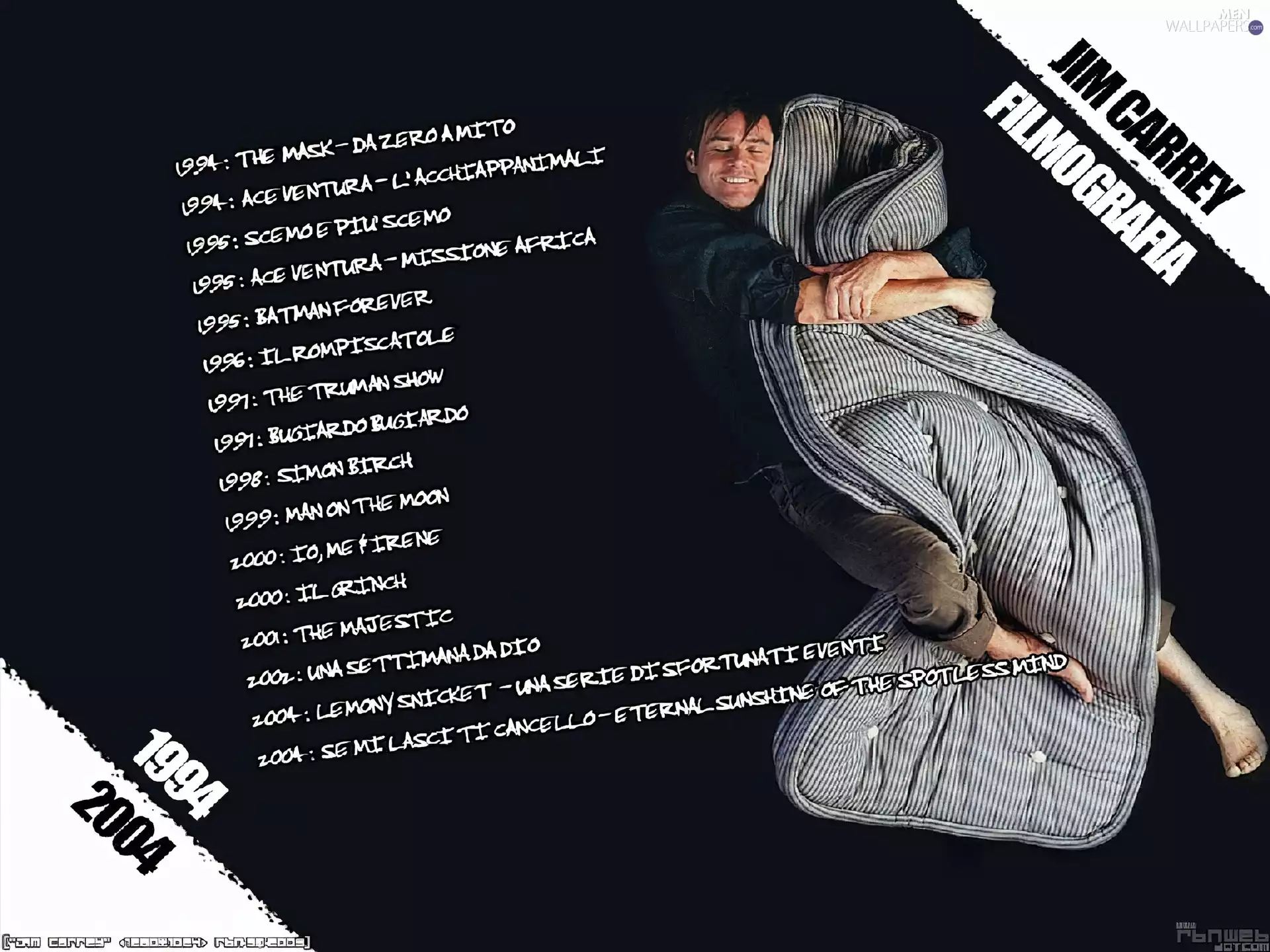 Jim Carrey, mattress