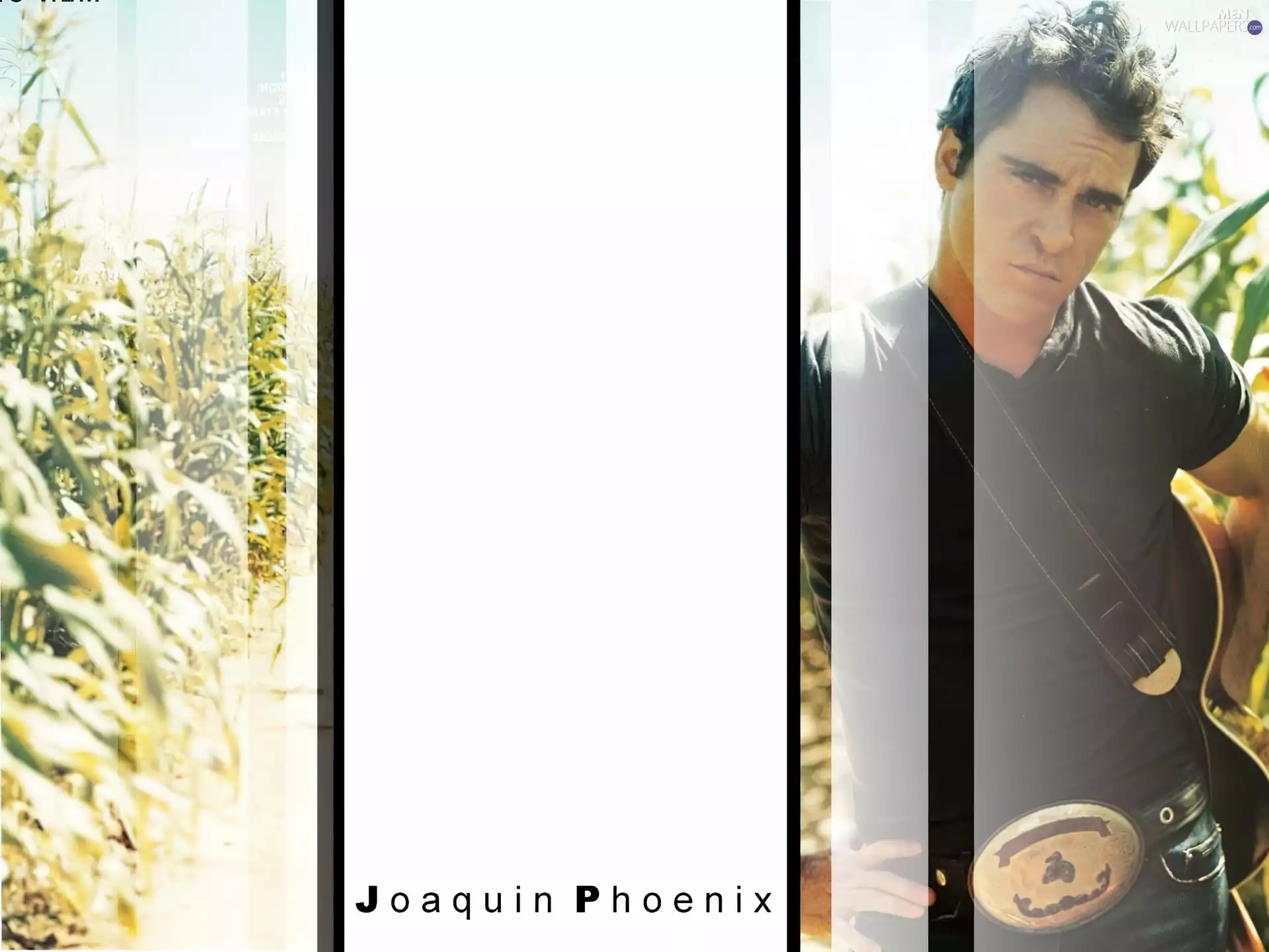 Belt, Joaquin Phoenix, Black shirt