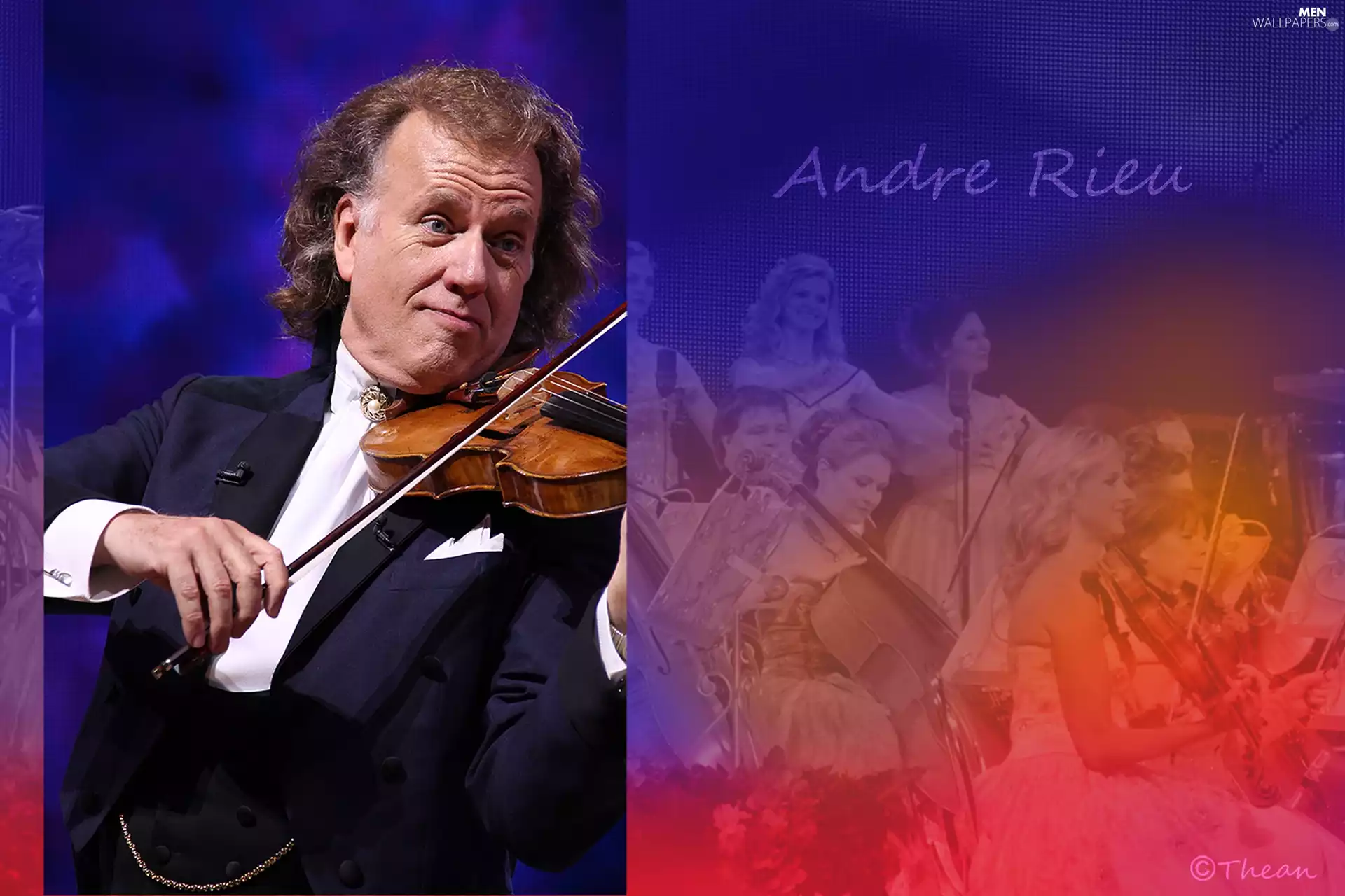 Johan Strauss Orchestra, Andre Rieu, Concert, bath-tub, violin, violinist