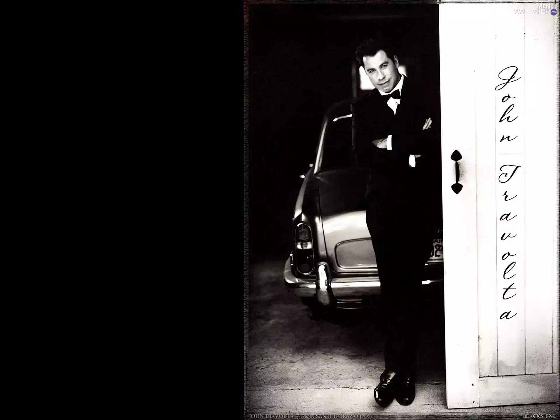 Automobile, John Travolta, black suit