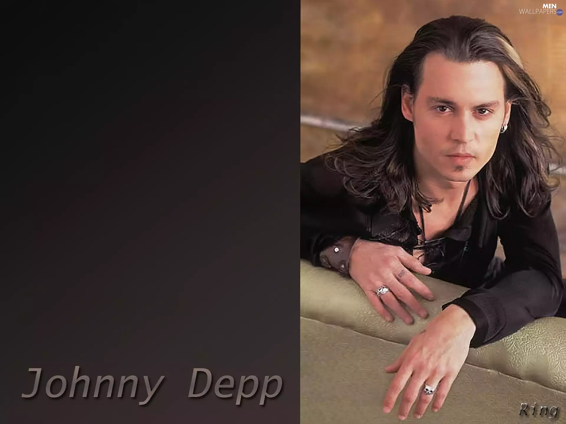 hands, Johnny Depp, long hair