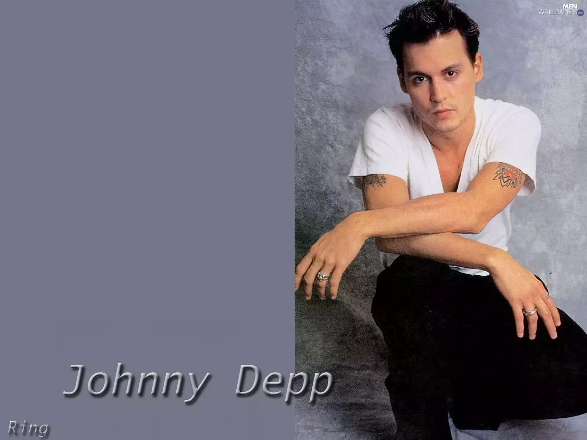 tattoos, Johnny Depp, Short hairs