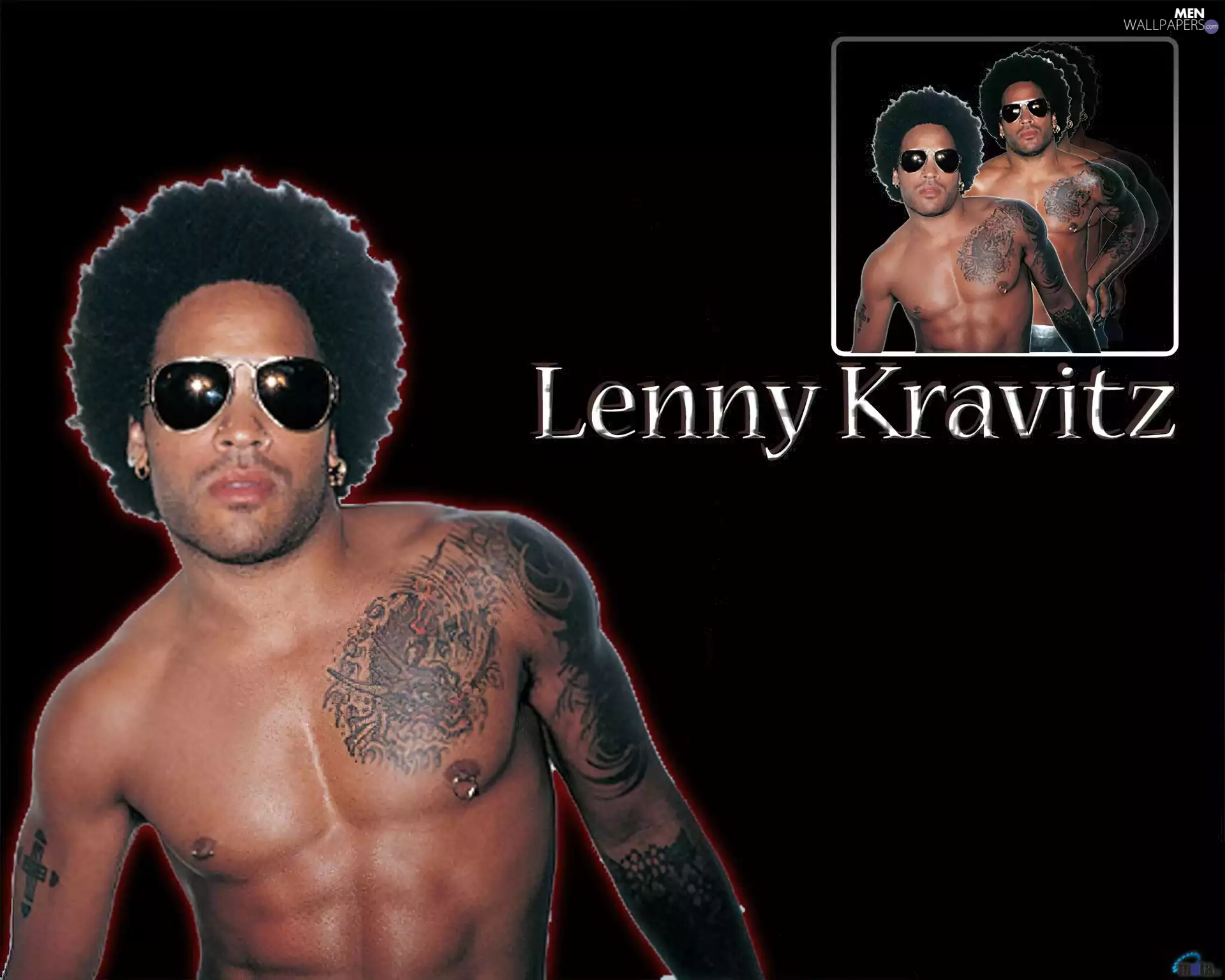 Lenny Kravitz, chest, singer, nude