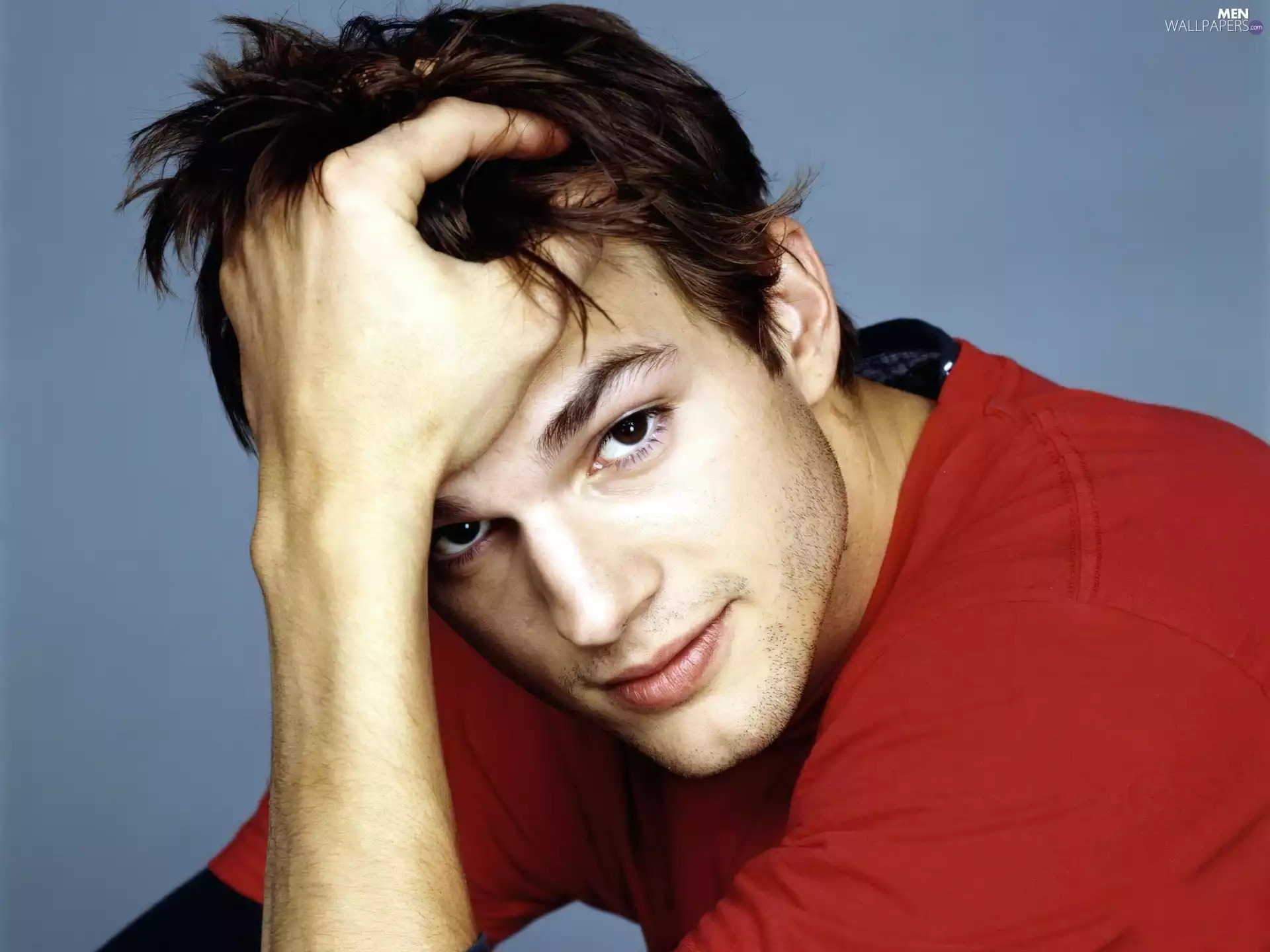 Ashton Kutcher, a man, actor