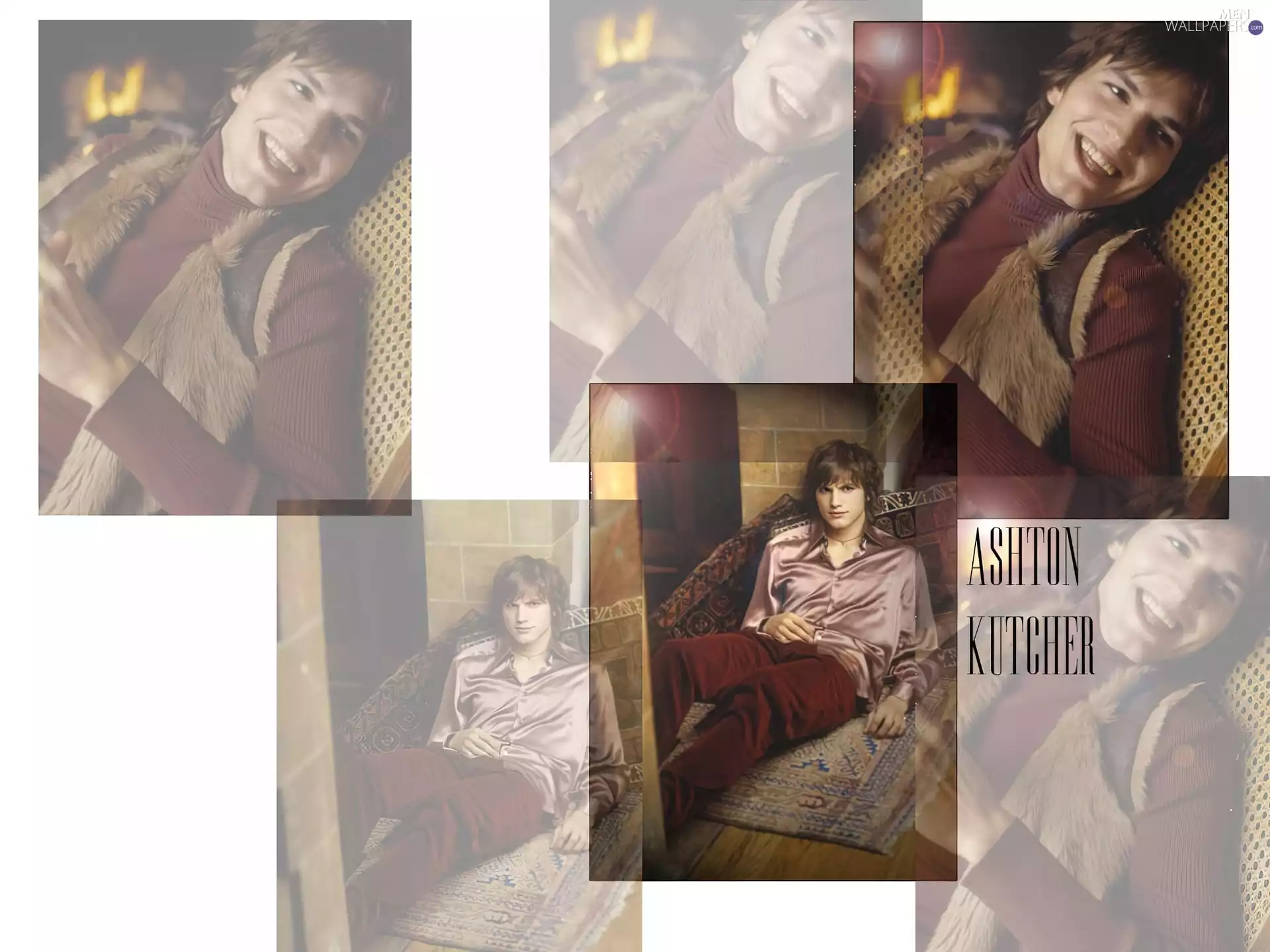 Ashton Kutcher, shirt, carpet, Satin