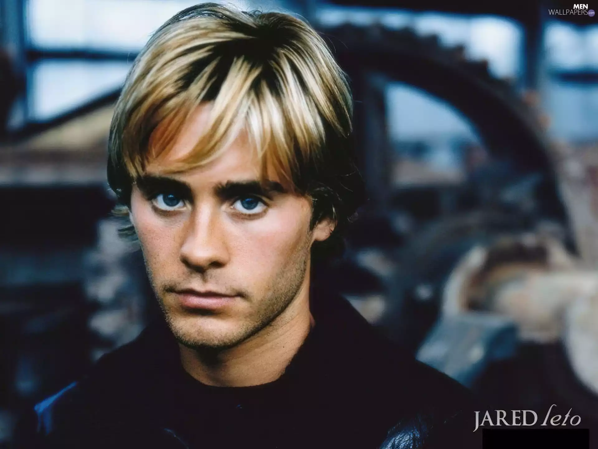 Blue eyes, Jared Leto, Light hair