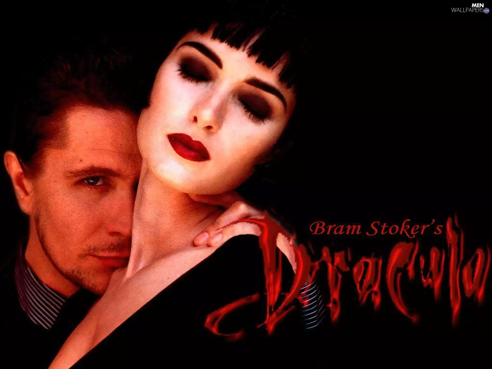 Red lips, Gary Oldman, kiss