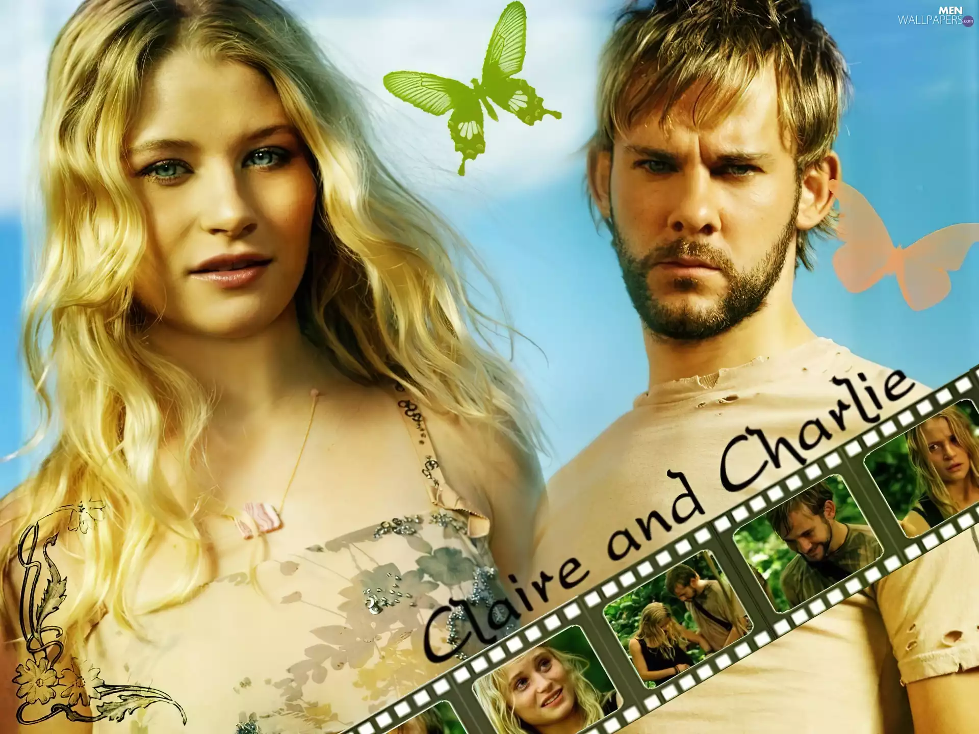 confused, series, Emilie Ravin, butterfly, Dominic Monaghan, lost