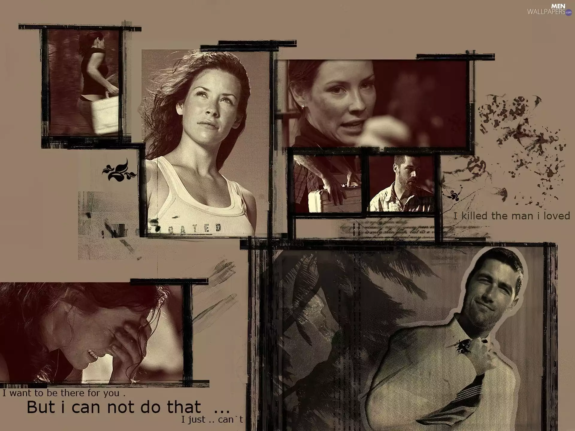 confused, series, Evangeline Lilly, photos, Matthew Fox, lost