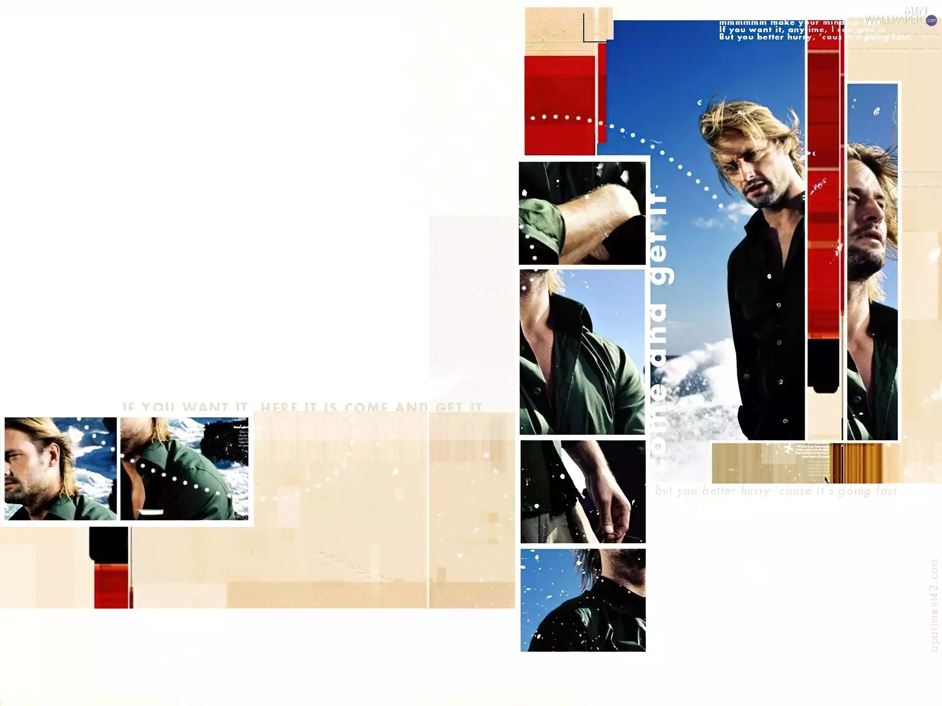 text, Josh Holloway, lost, photos, series