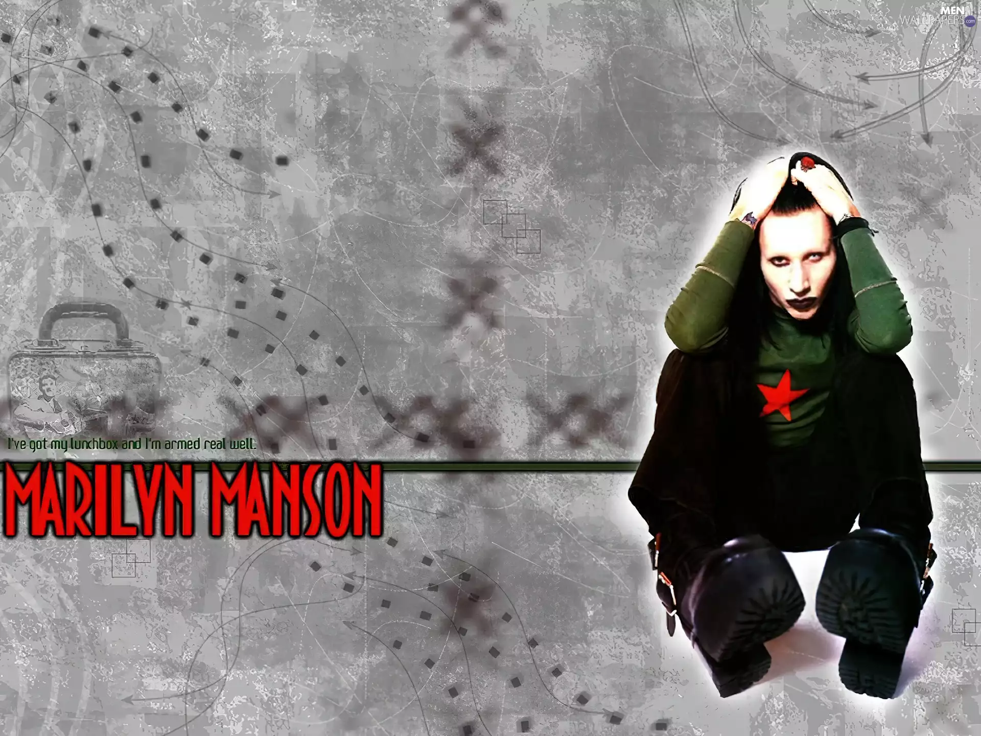 starfish, Marilyn Manson, red hot