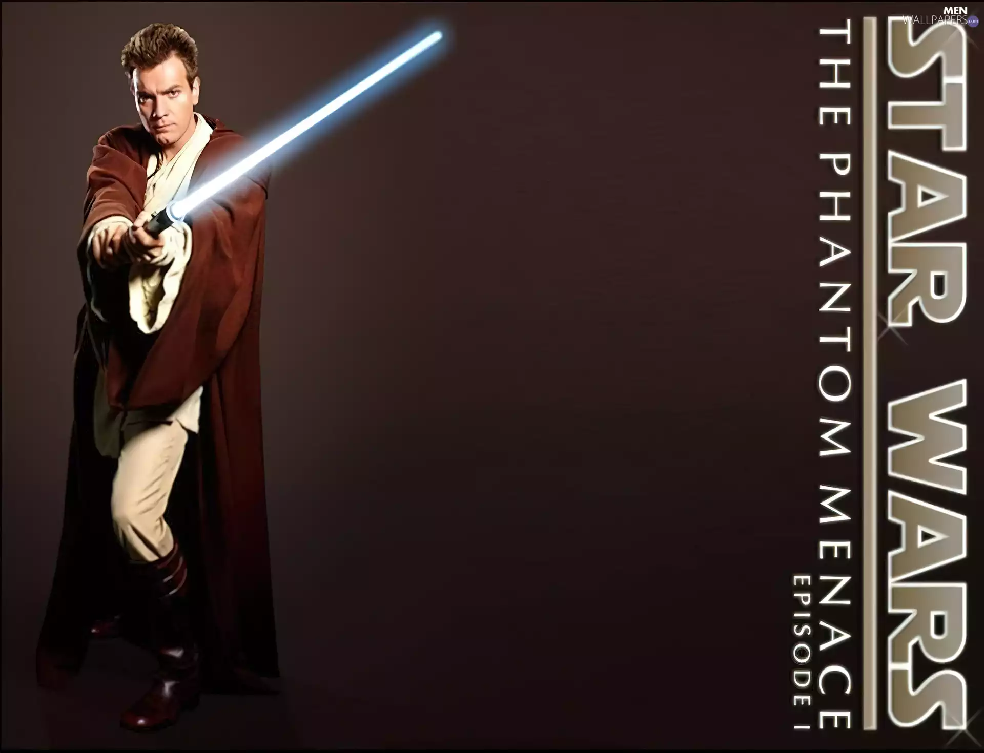 text, laser, Ewan McGregor, robe, Star Wars