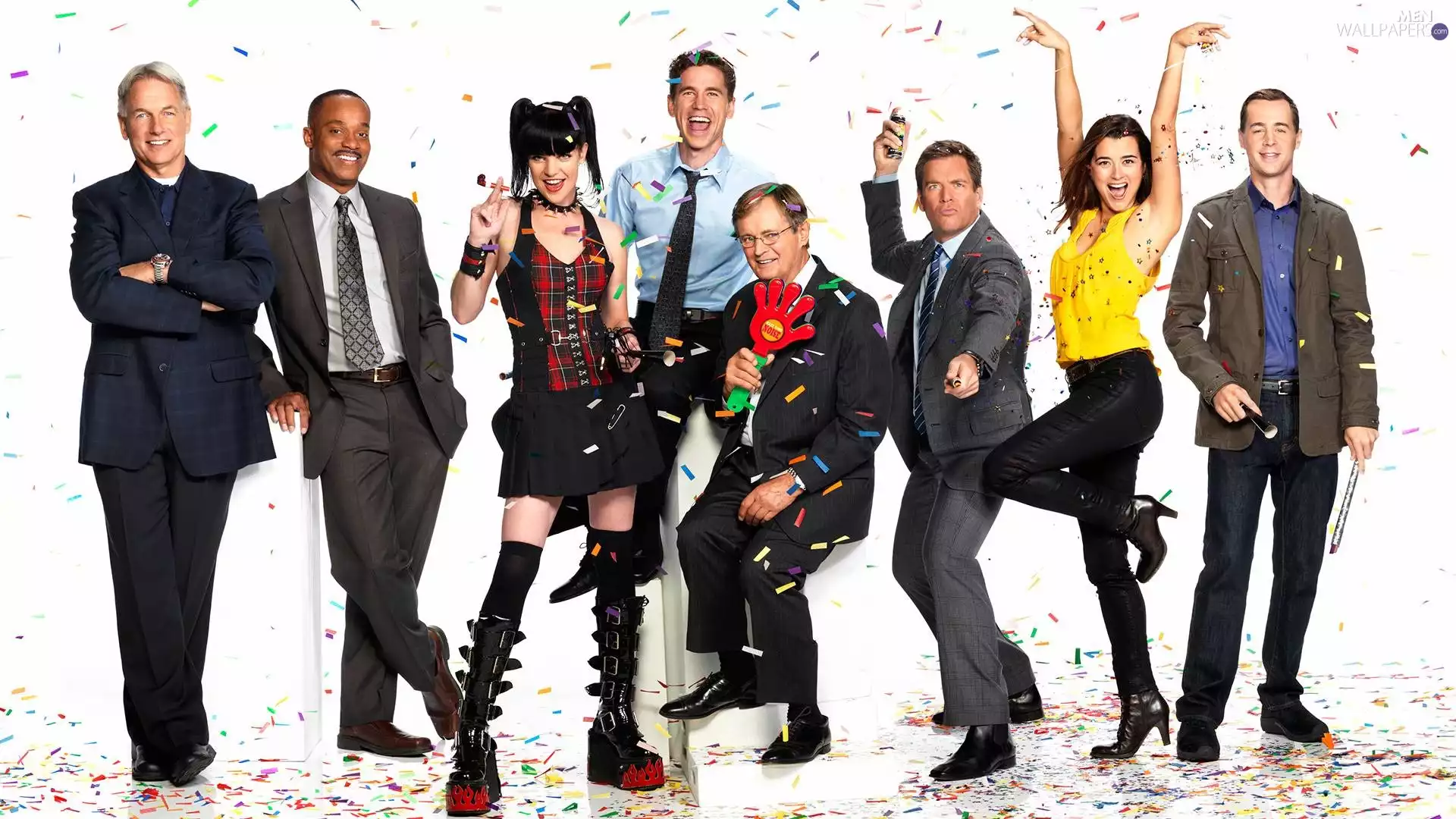 Michael Weatherly, Mark Harmon, NCIS, Cote De Pablo, series