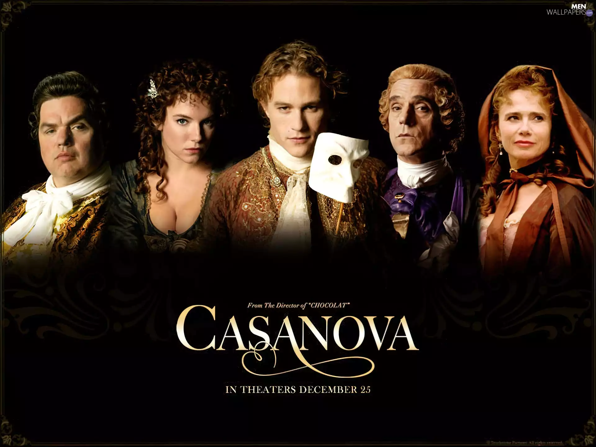 Lena Olin, Casanova, Oliver Platt, Sienna Miller, Jeremy Irons, Heath Ledger