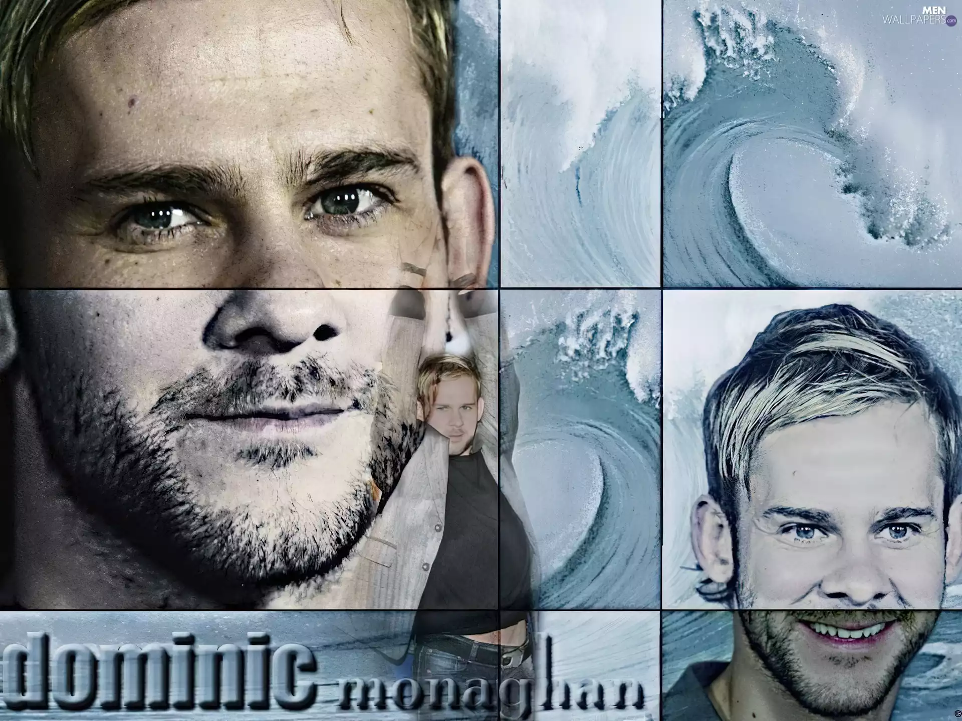 Blue eyes, Dominic Monaghan, Light hair