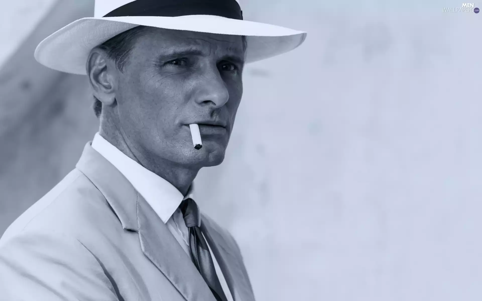 Viggo Mortensen, Cigarette, Hat, actor