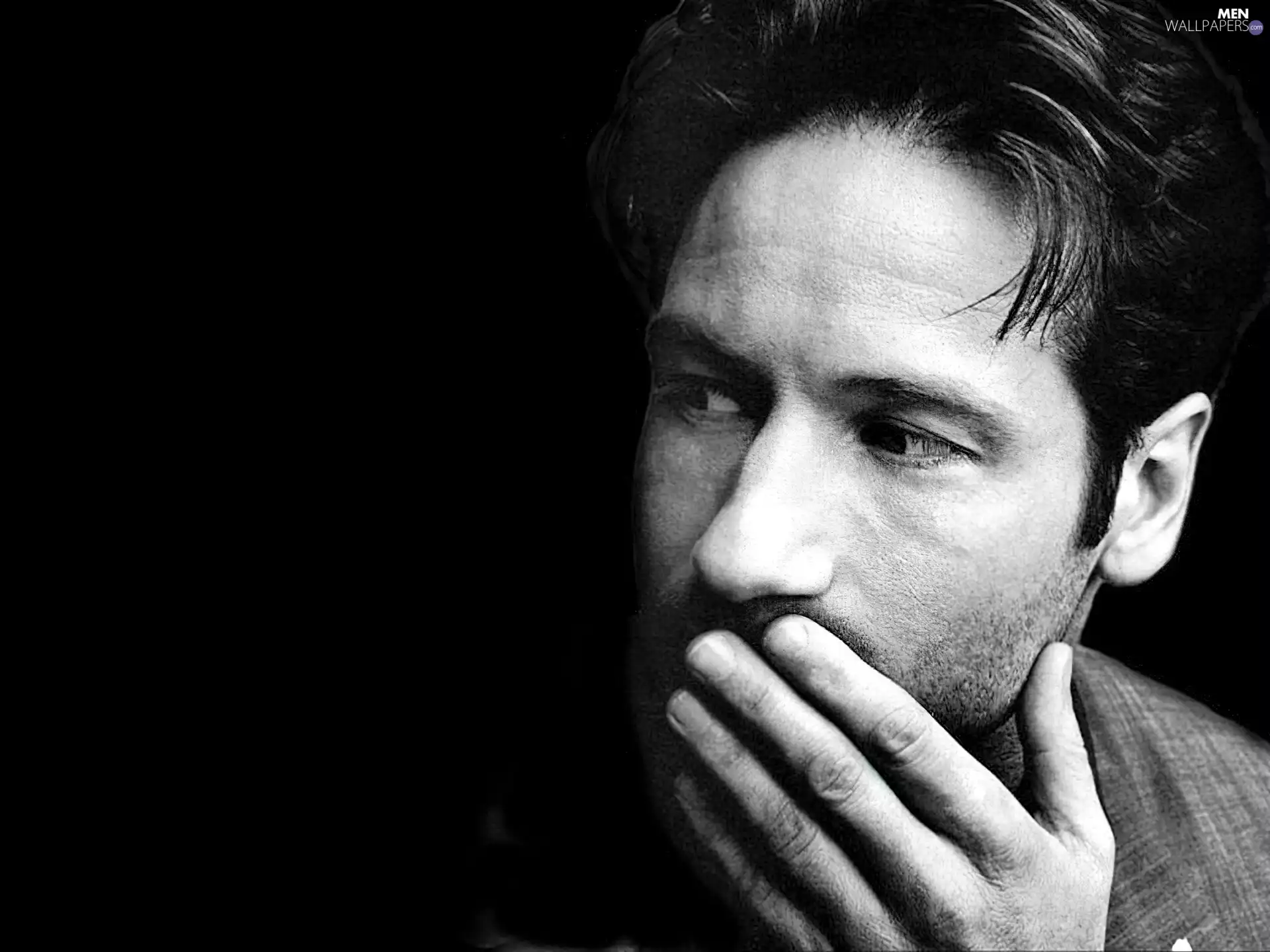 beard, David Duchovny, moustache