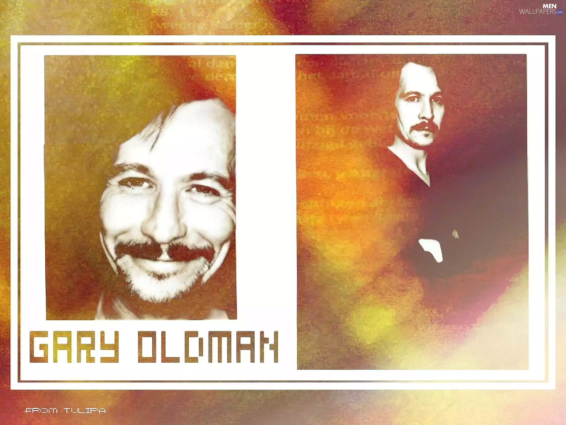 Smile, Gary Oldman, moustache