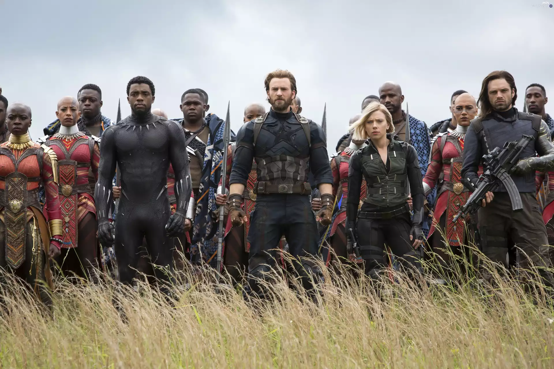 Avengers Infinity War, movie, Chris Evans, Scarlett Johansson, Anthony Mackie, Avengers: Infinity War