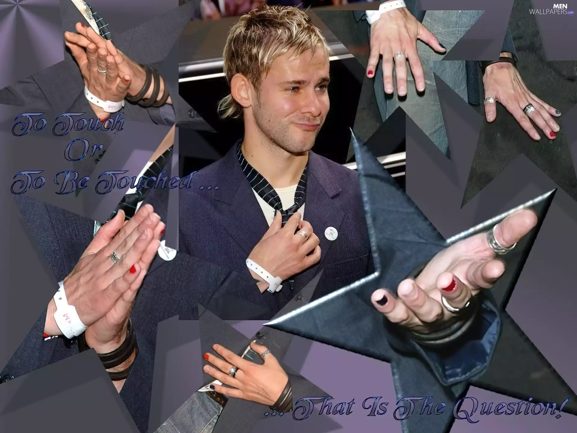 colored nails, Dominic Monaghan, Tie