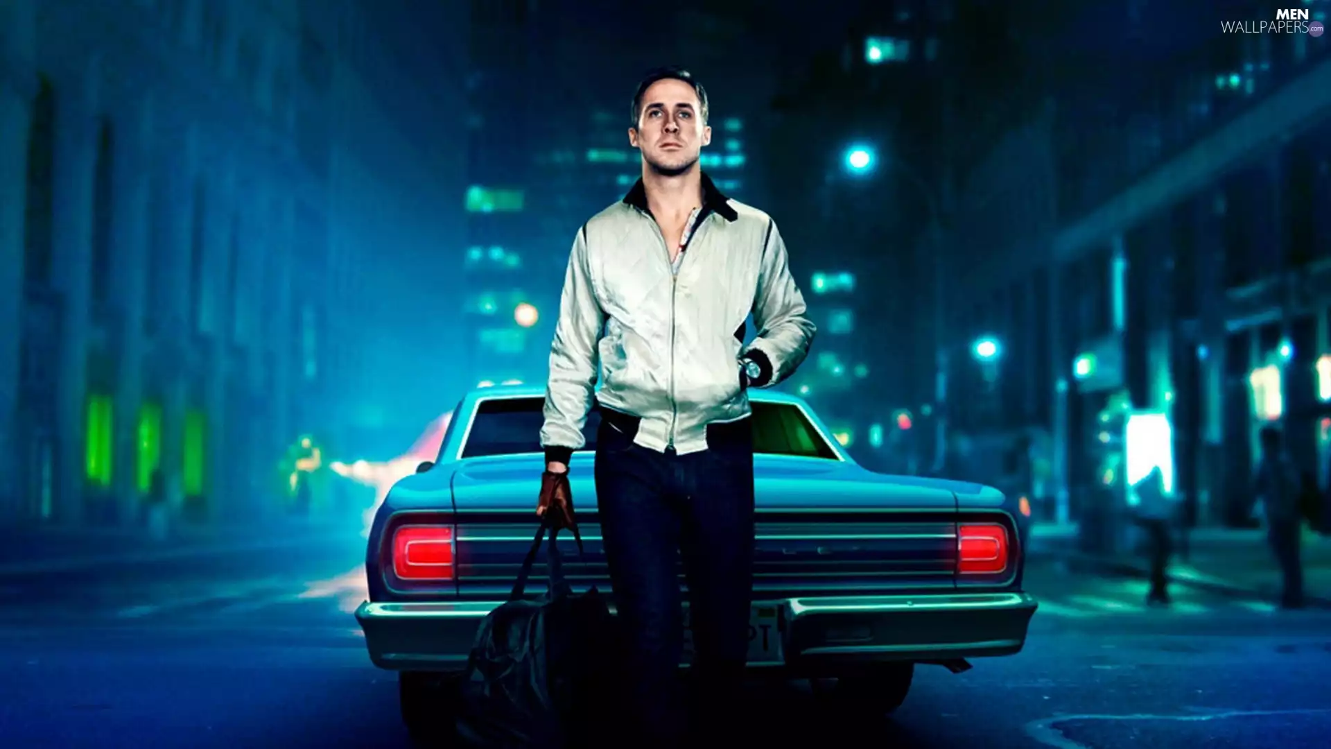 actor, movie, Town, night, Ryan Gosling, Drive