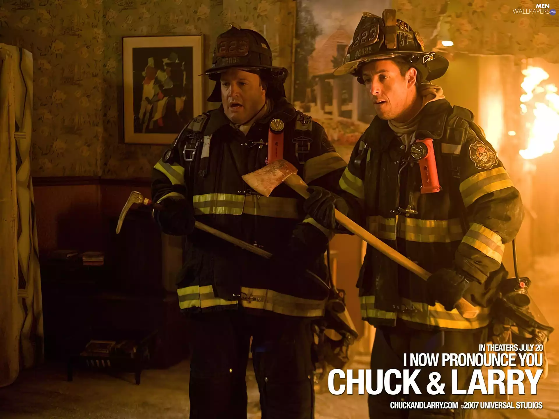 watch, brigade fire, Adam Sandler, Kevin James, I Now Pronounce You Chuck And Larry