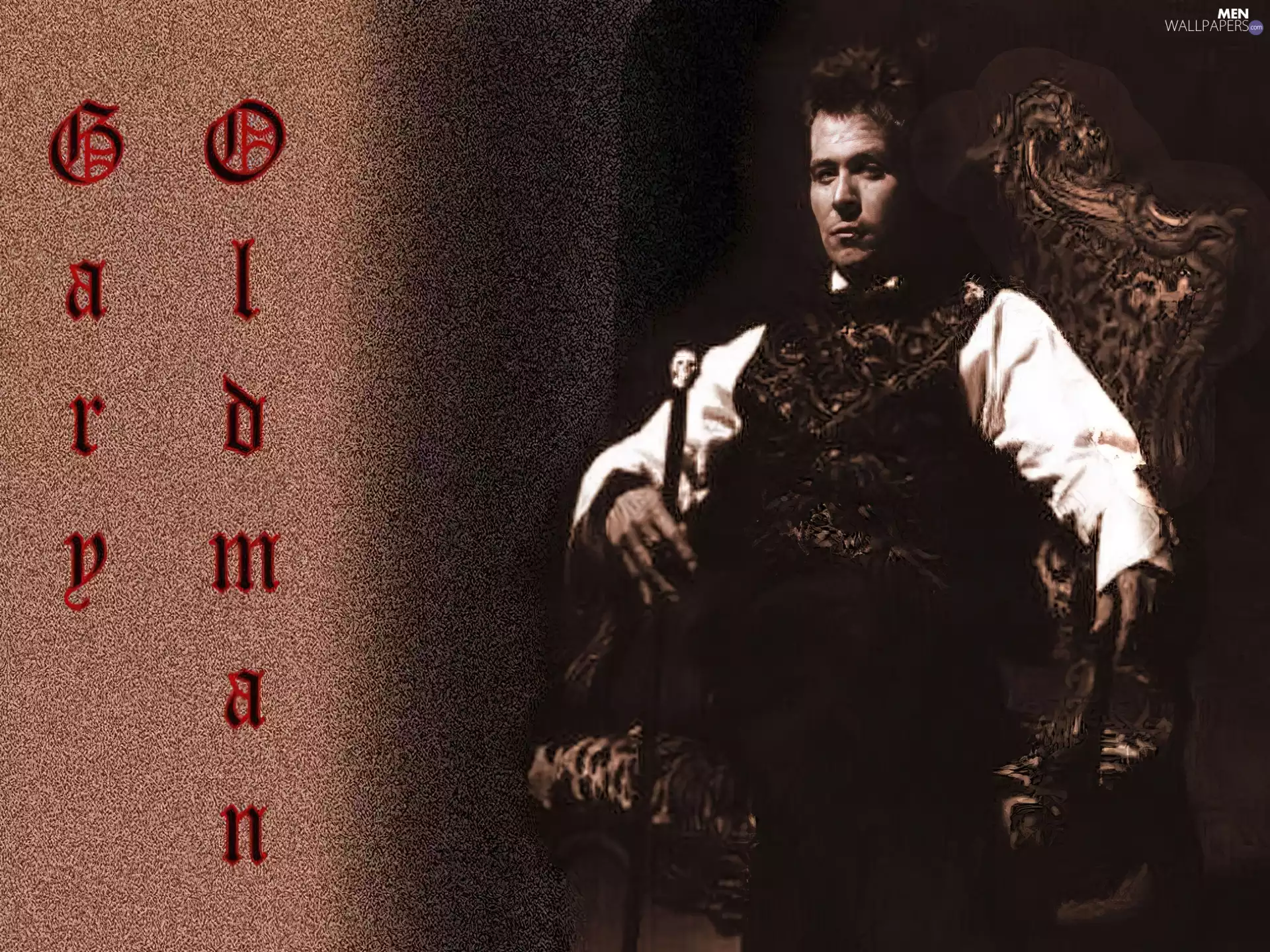 white shirt, Gary Oldman, the throne