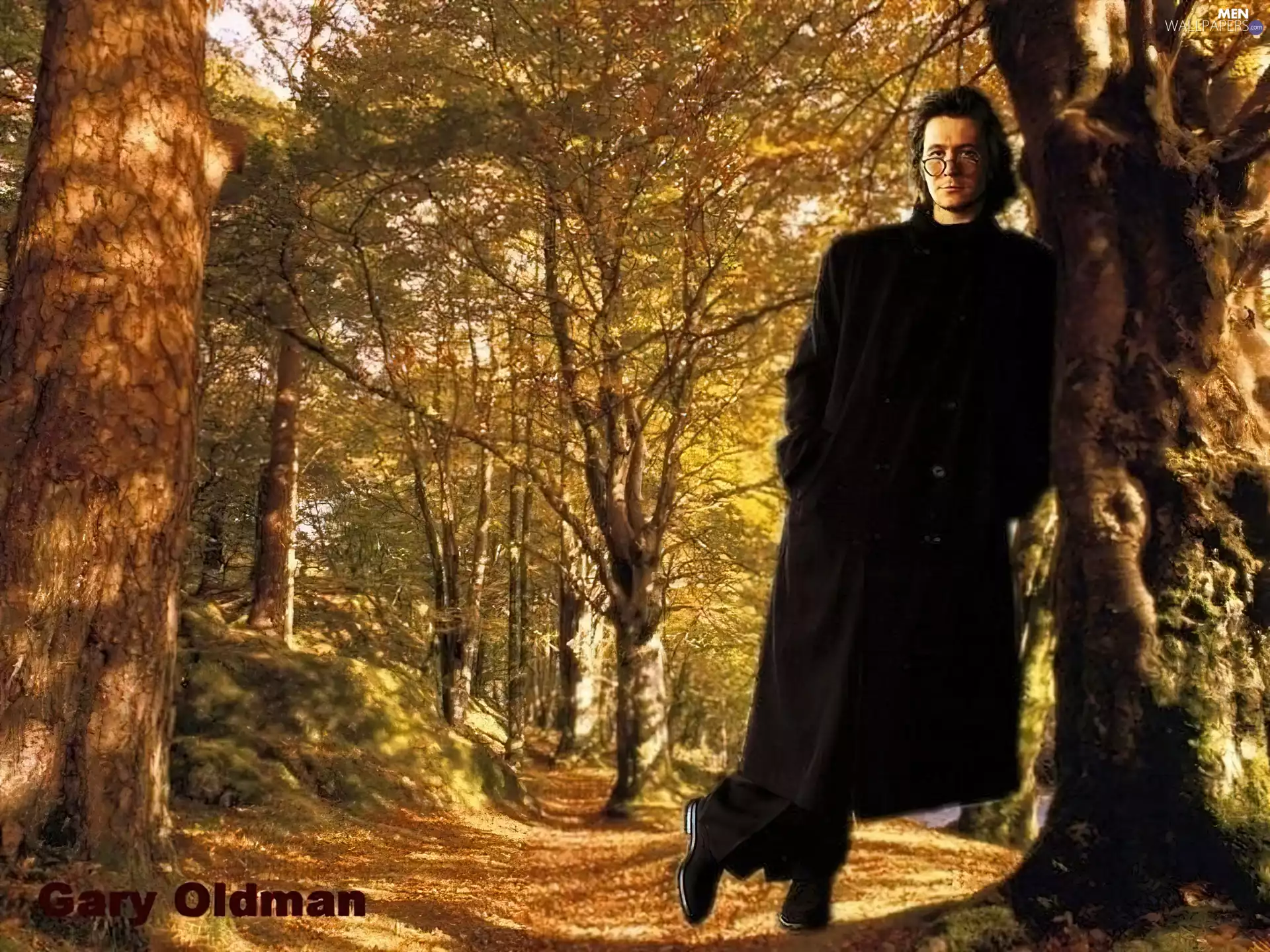 Gary Oldman, trees, viewes, Cloak