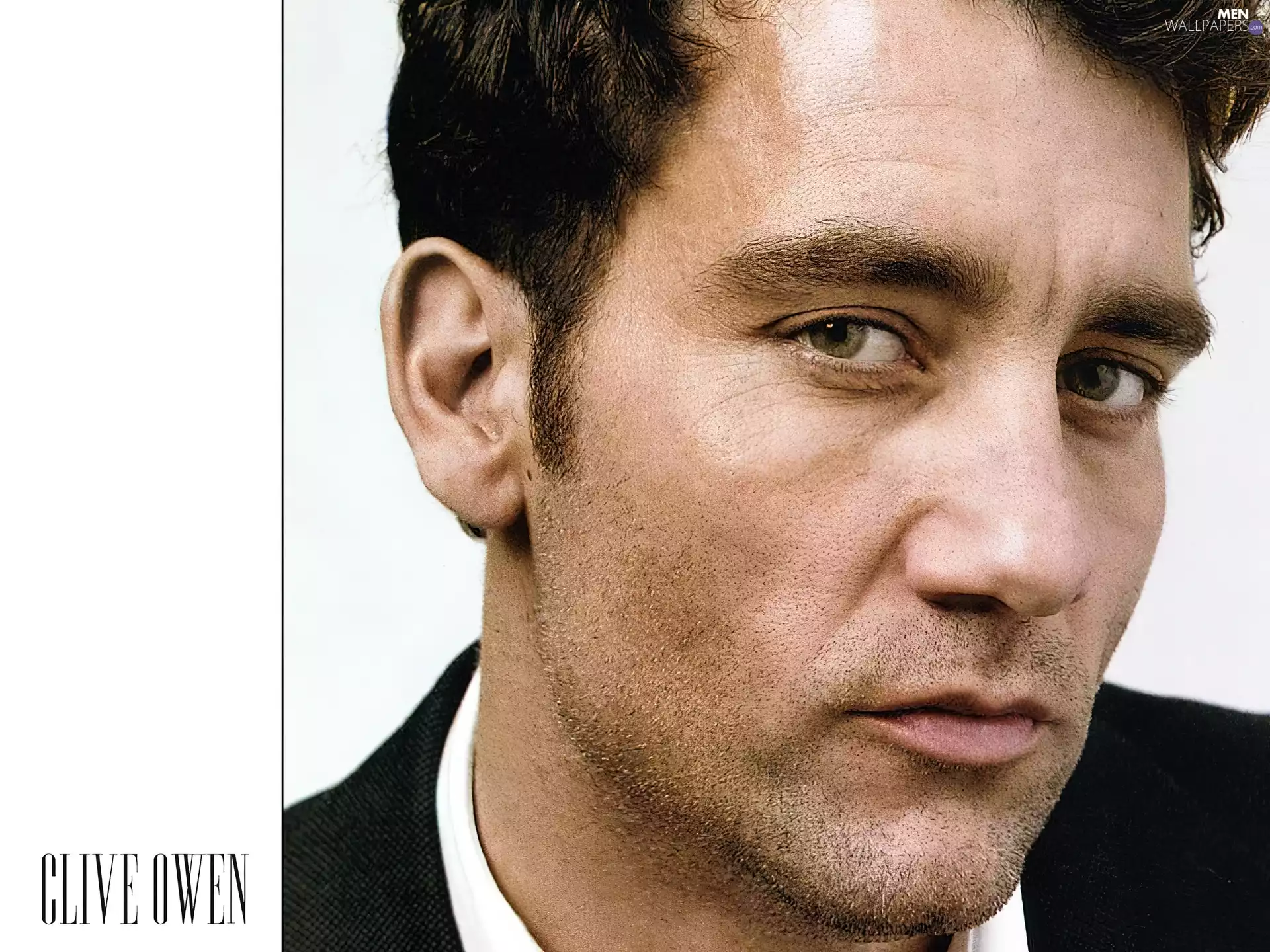 bright eyes, Clive Owen, dark hair