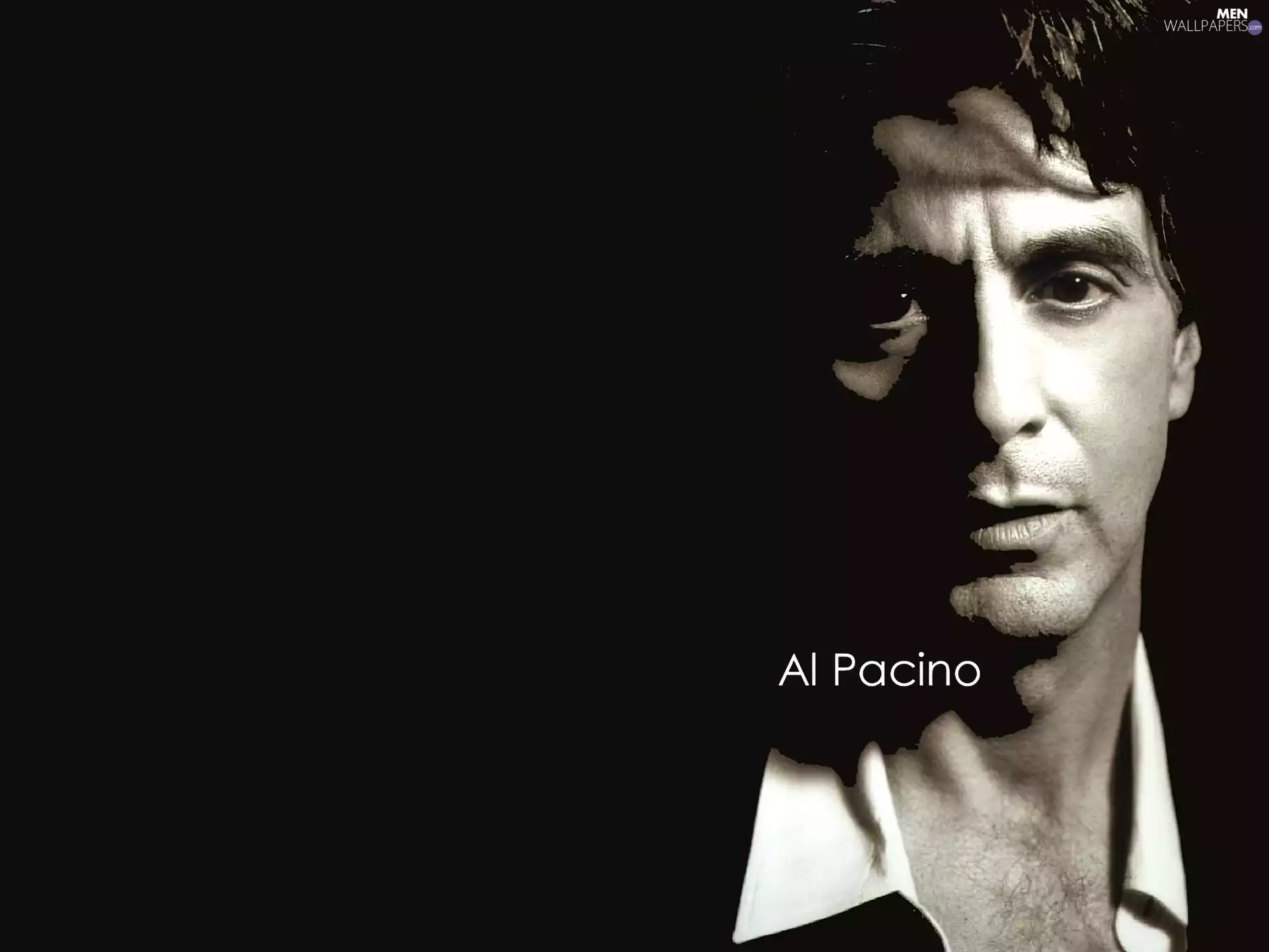 Al Pacino, Hair, actor, dark