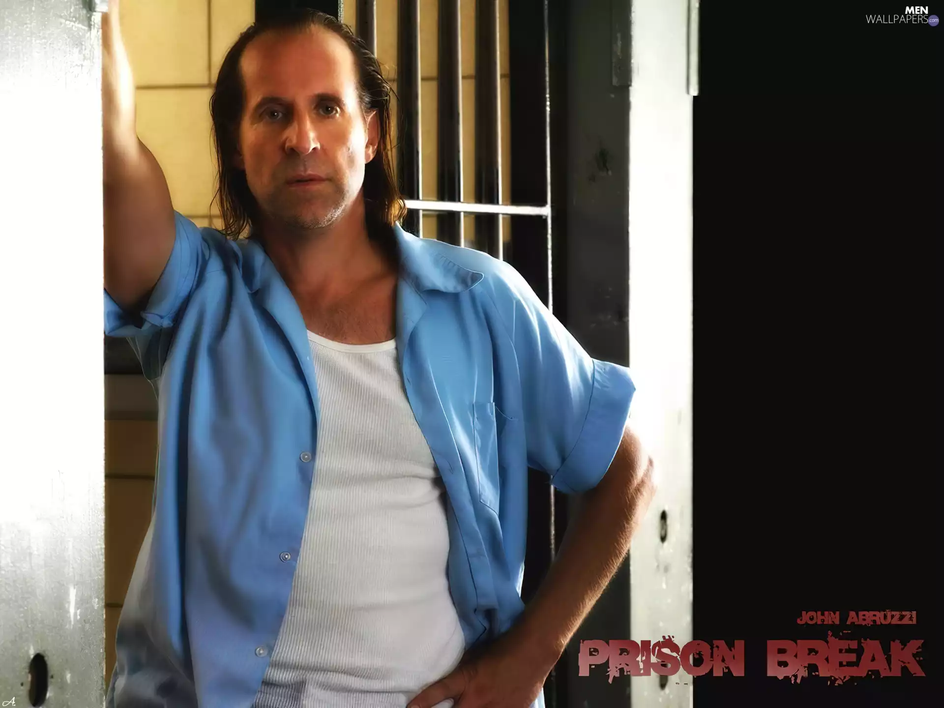 Peter Stormare, Prison Break, shirt, cell, is, Prison Break