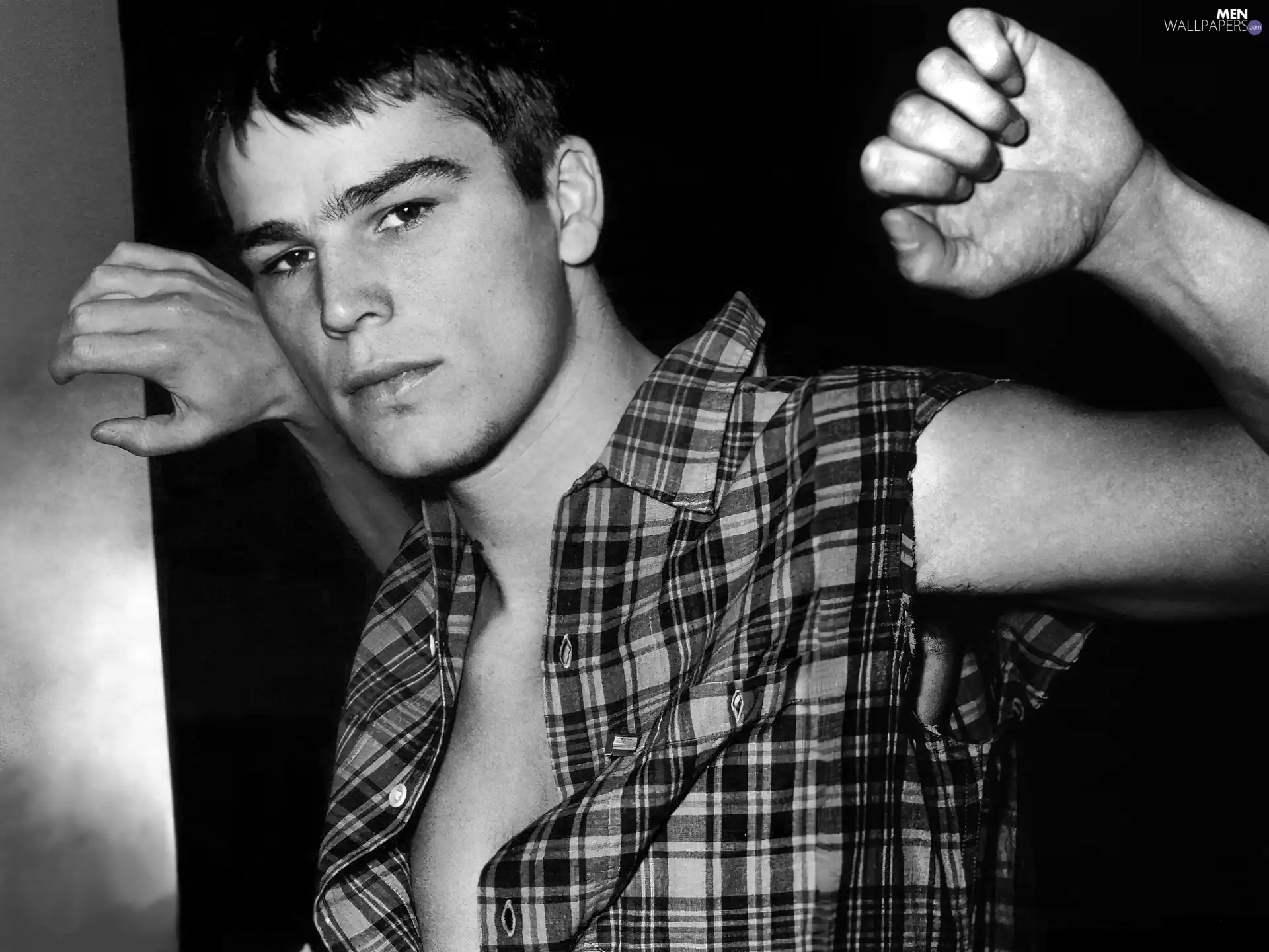 in plaid, Josh Hartnett, shirt