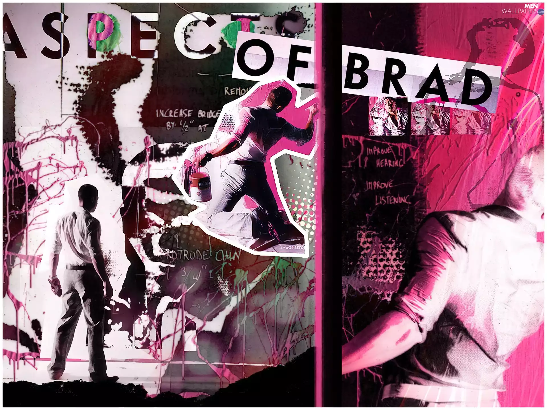 boy, Brad Pitt, poster